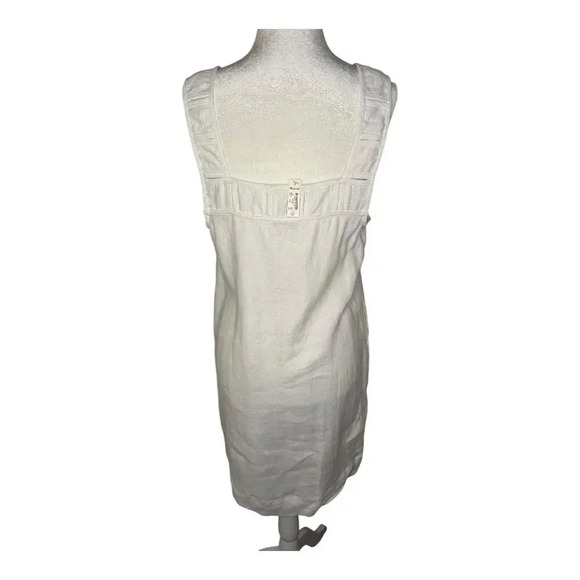 NEW Madewell Women’s Size 8 Eyelet White Embroidered Tank Mini Dress Linen NWT‎ - Picture 4 of 7